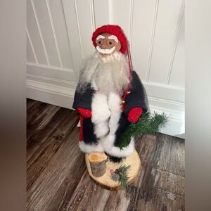 Handmade ugly santa figure salt city